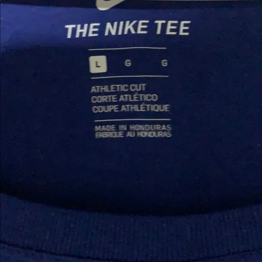Nike blue top